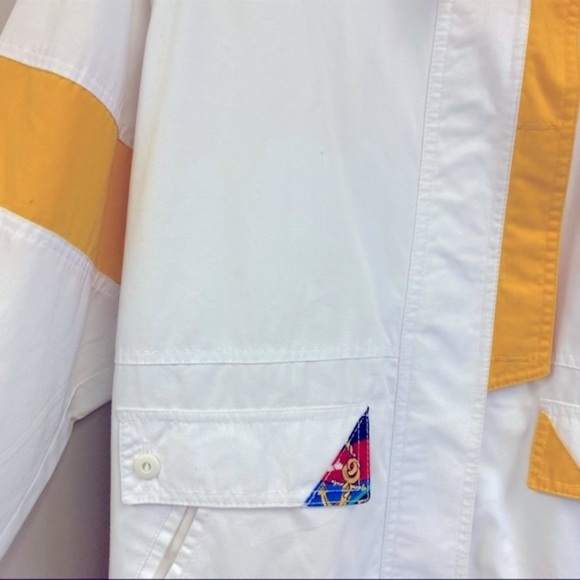 VTG Gorgeous Sm Med RARE jacket Windbreaker Coat nautical 80s 90s retro vintage - Picture 9 of 13